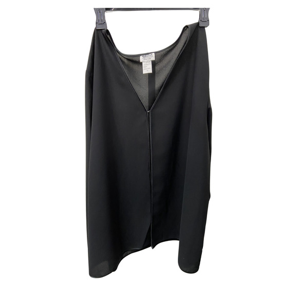 Gunit Black Blouse 1XL V-Neck Top | Women's Fashion - Picture 1 of 2